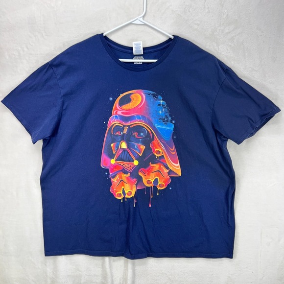 Delta Other - Darth Vader Star Wars 3XL Short Sleeve T Shirt Melting Graphic Print Delta Color